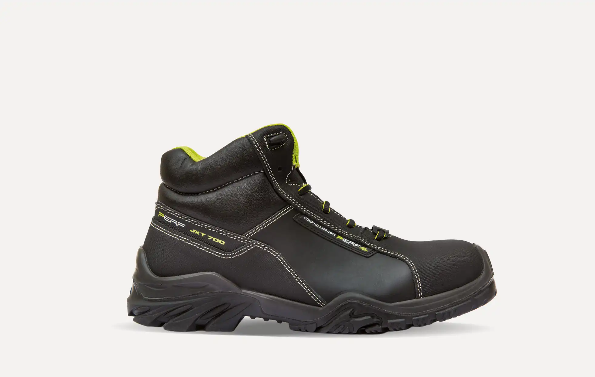 ENDURANCE HIGH Scarpa antinfortunistica Media linea E-LITE su sfondo bianco