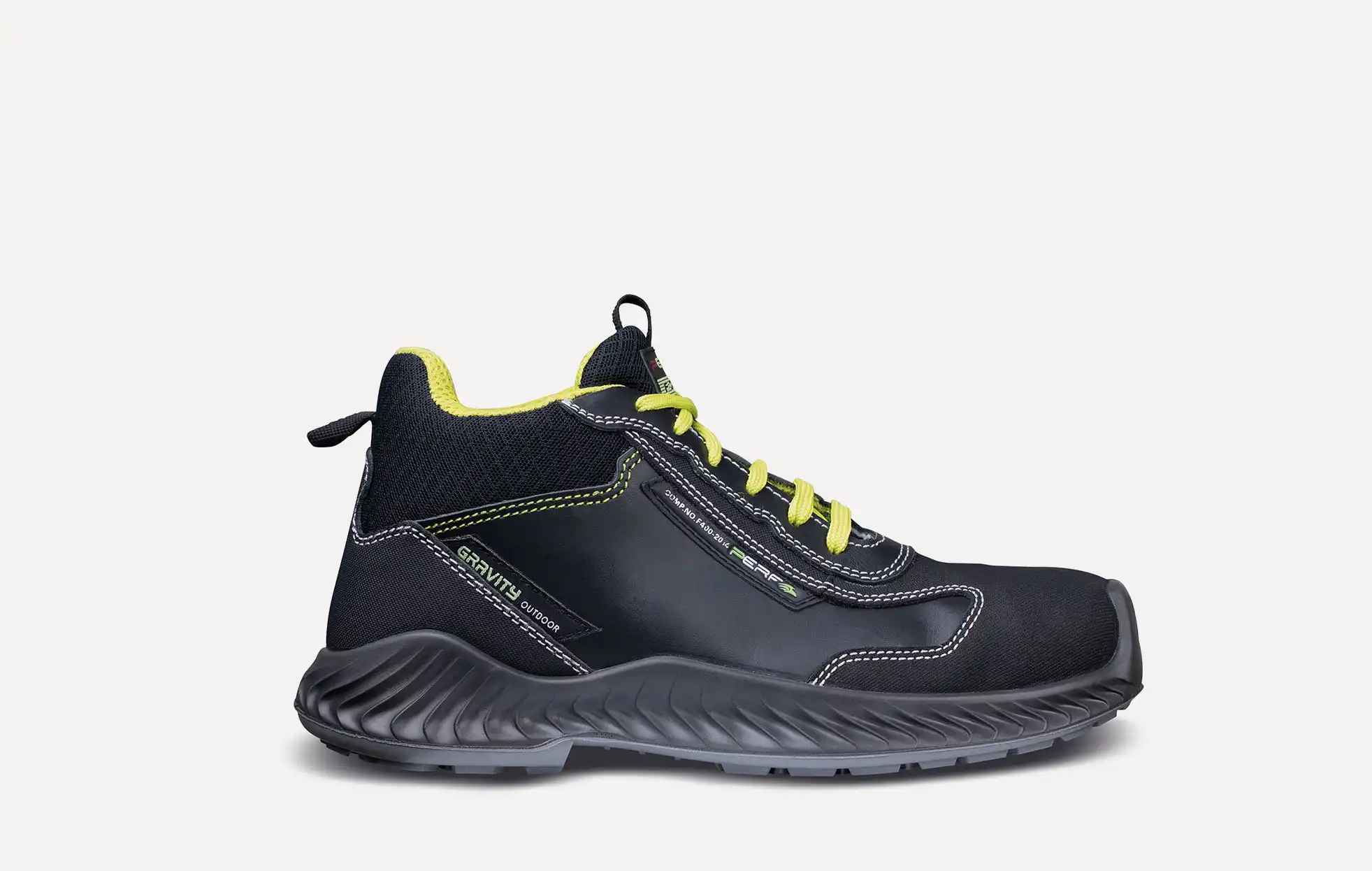 GTX23 HIGH Scarpa antinfortunistica Media linea GTX BOOSTER su sfondo bianco