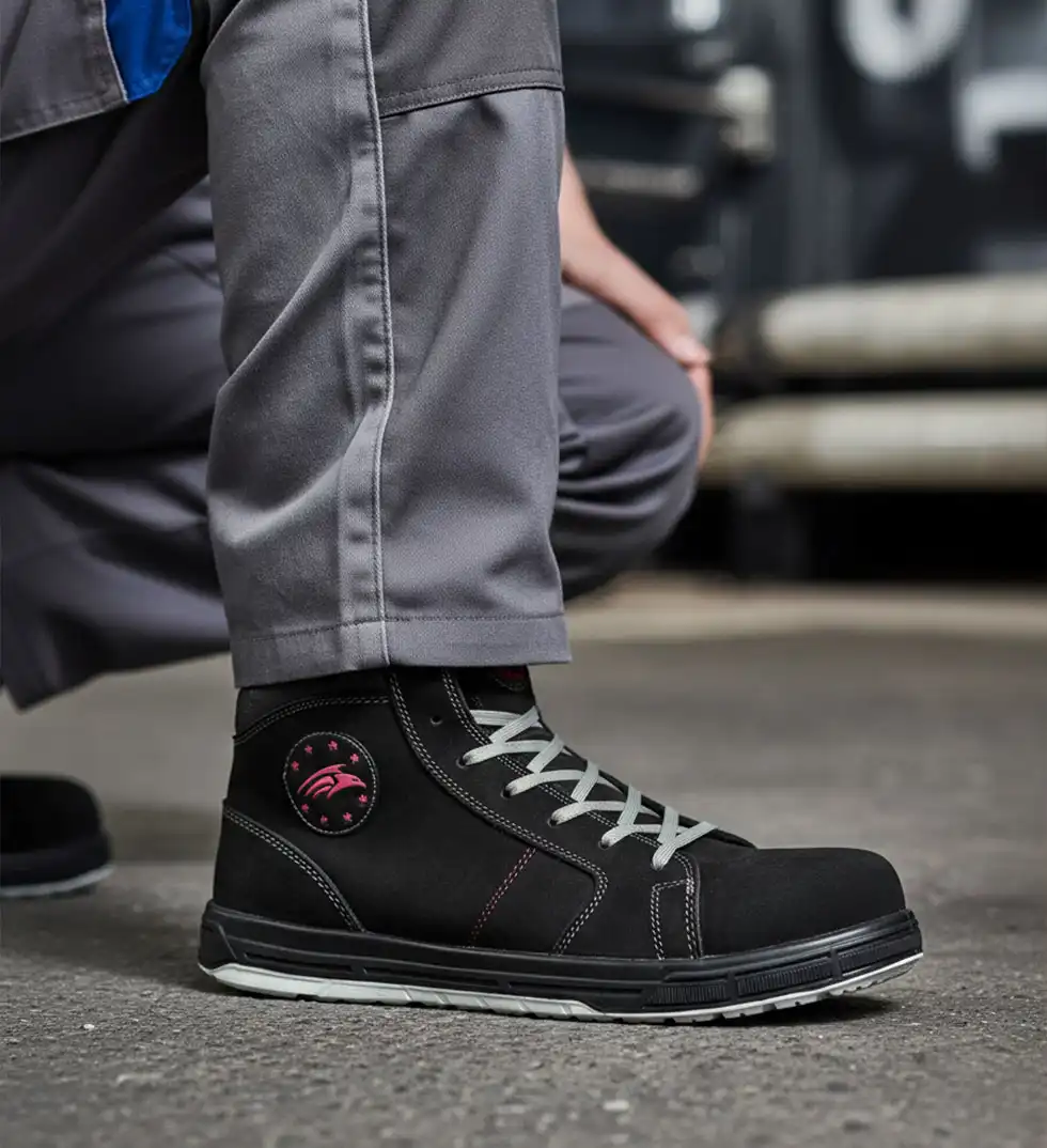 MICHIGAN HIGH Scarpa antinfortunistica alta linea METROPOLIS ambientate in luogo di lavoro