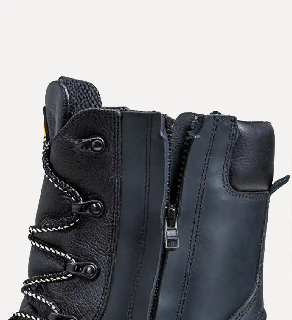 dettaglio cerniera scarpa Munich in pelle