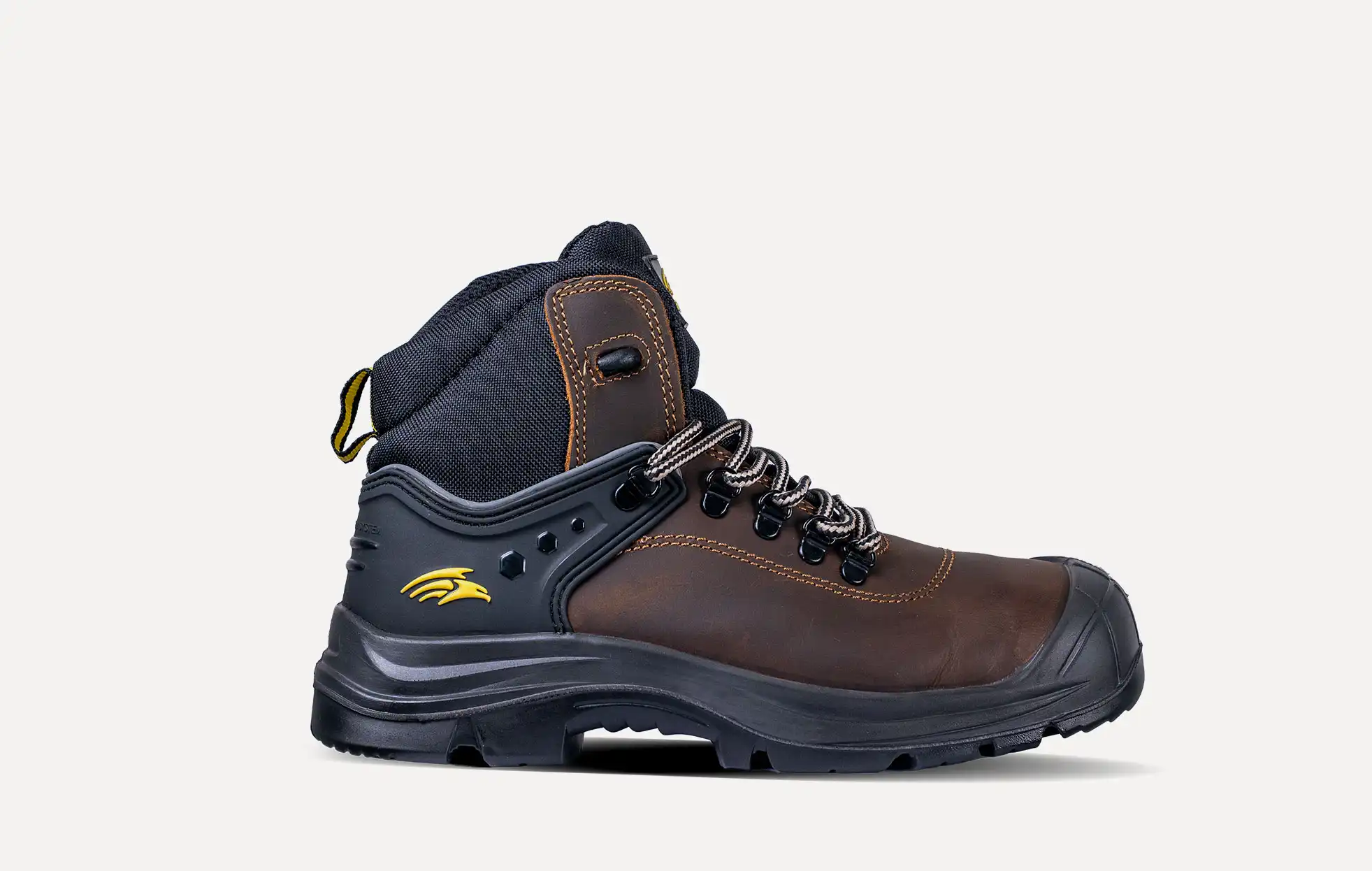 PB1C BROWN HIGH Scarpa antinfortunistica Media sfondo bianco