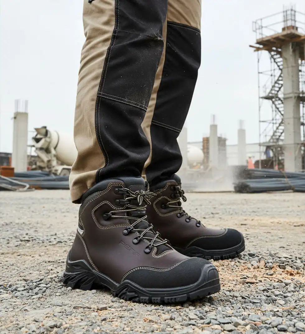 SHOOTER BROWN Scarpa antinfortunistica Media linea E-LITE ambientata