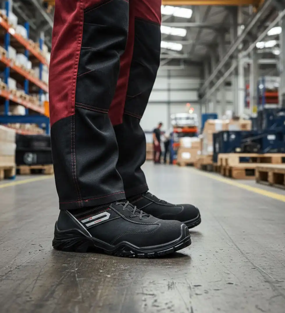 TYPHOON HIGH Scarpa antinfortunistica Media linea E-LITE ambientata